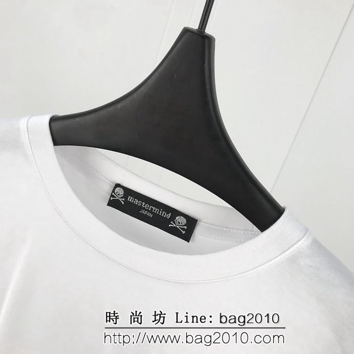 MMJ 19ss早春新款短袖 燙鑽骷髏 精選進口澳鑽 定制純棉面料 高版本情侶款 ydi2177